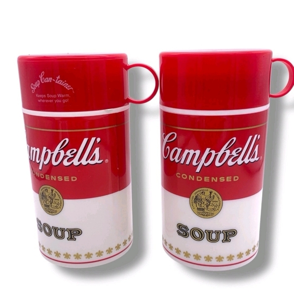NEW Campbells Soup Vintage Soup Insulated Container Mmm GOOD! RED WHITE - Picture 2 of 9